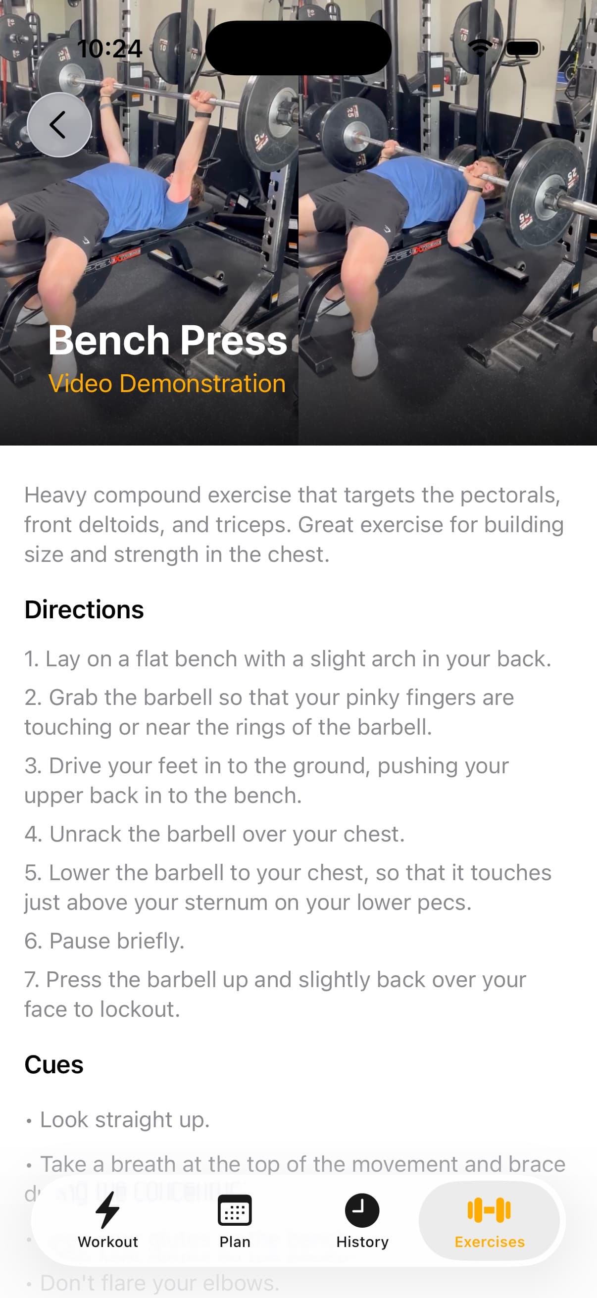 Exercise Detail Screen